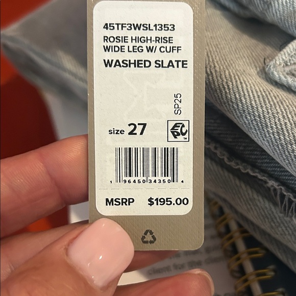 Hudson Jeans Light Gray Flare & Wide Leg - Picture 3 of 3